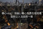糖心vlog：泪崩！糖心免费在线观看官网让人泪目的一幕