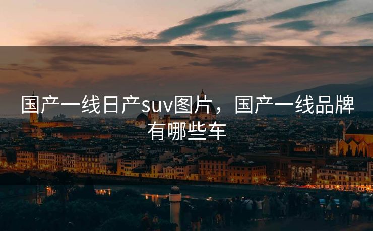 国产一线日产suv图片，国产一线品牌有哪些车